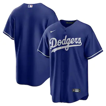 mens nike royal los angeles dodgers alternate replica team 